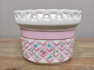Vintage Porcelain Floral Royal Danube Tooth Brush Holder